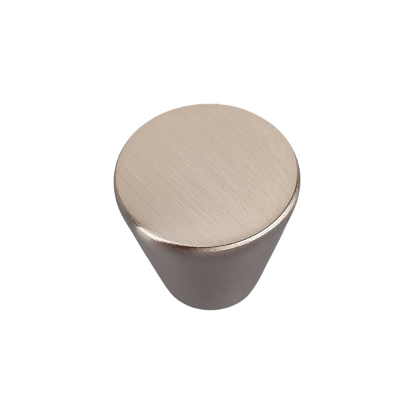 Bouton de meuble MINICONE, Finition zamak nickel mat