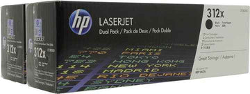 Cartouche de toner HP 312X (CF380XD), lot de 2, noir (8 800 pages)