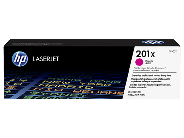 HP 201X (CF403X) Toner Cartridge, Magenta