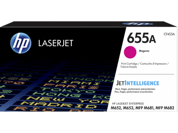 Toner Original HP Magenta, nr.655A, pentru Color LaserJet M652|M653|M681|M682, 10.5K, (timbru verde 1.2 lei) , "CF453A"