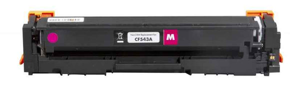 Compatible Static-Control HP Cartridge No.203A Magenta 1,4K (CF543A)/Canon CRG-054M New chip