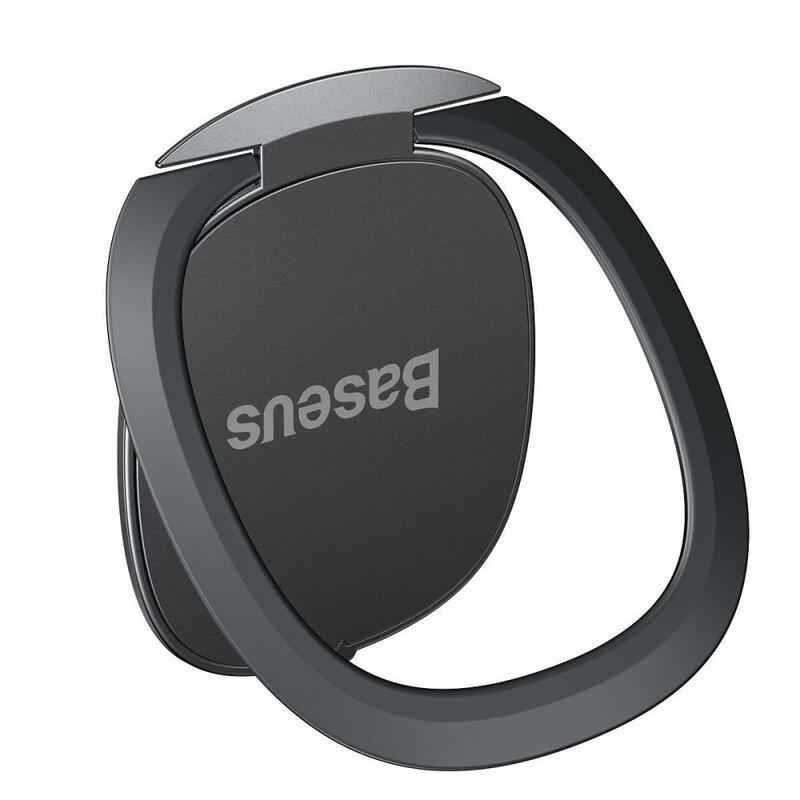 Anneau de support invisible pour téléphone Baseus Tool, noir (SUYB-0A)