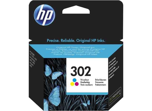 Cartouche d'encre HP 302, tricolore