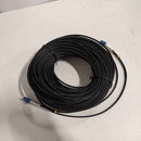 Ecost customer return Elfcam® armored glass fiber cable LC/UPC on LC/UPC OS2 Duplex Singlemode 9/125