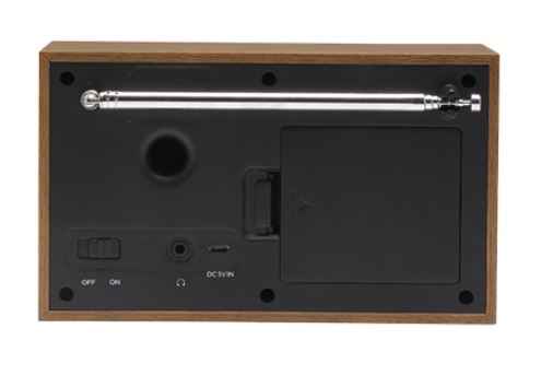 Denver DAB-46DARK GREY Internet Analog & digital Black, Brown