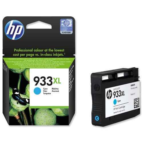 Cartouche d'encre HP 933 XL (CN054AE), cyan