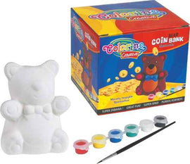 Colorino Creative Bear coin bank