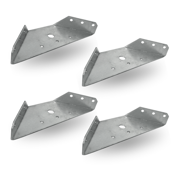 Staffe Angolari per Letto Larghezza 175mm (4 pezzi)