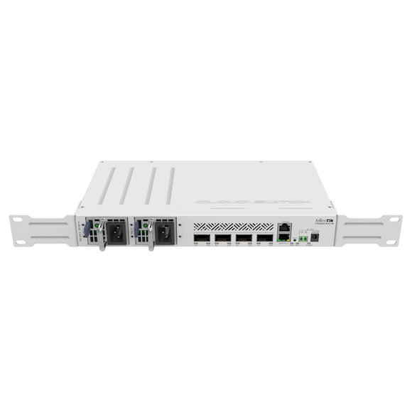 MikroTik | Cloud Router Switch | CRS504-4XQ-IN | Router Switch | Wall Mountable | Mesh Support No | MU-MiMO No | No mobile broadband | SFP+ ports quantity 4