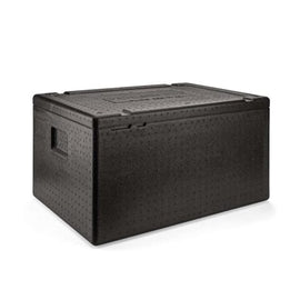 Conteneur isotherme 82,3 L Maxi Crystal 310 noir - clicktofournisseur.com