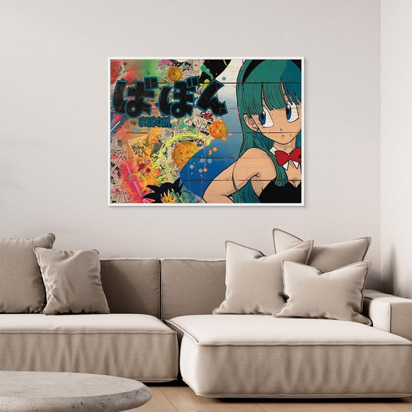 Bulma impression sur toile de l'œuvre originale de Vincent STREIFF