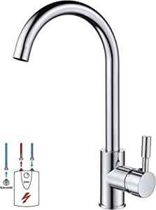 Ecost customer return Kisimixer Low Pressure Kitchen Tap, 360° Rotatable Kitchen Tap, Low Pressure T