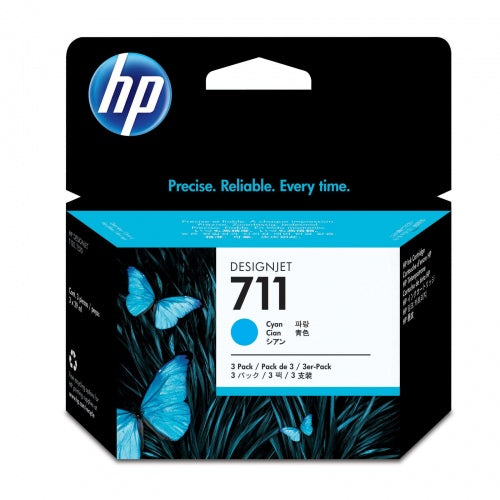 HP 711 original Ink cartridge CZ130A cyan standard capacity 29ml 1-pack