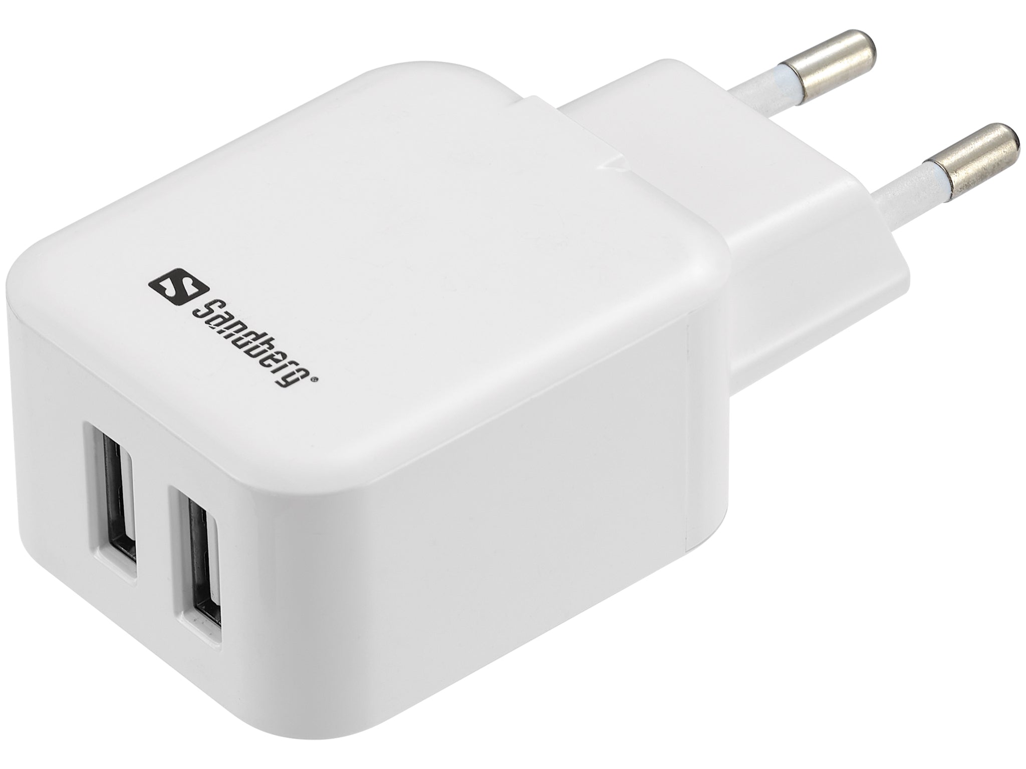 Chargeur secteur sandberg 440-57 double usb 24 + 1 a ue