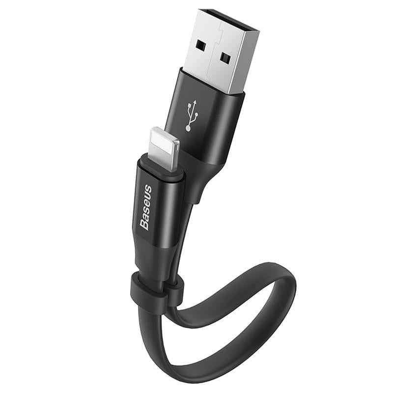 Câble Lightning Nimble Baseus portable 2 A 0,23 m Noir (CALMBJ-B01)