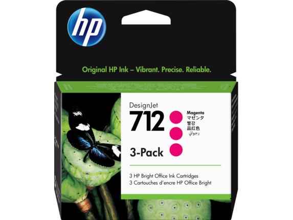 HP 712 (3ED78A) Ink Cartridge, Magenta