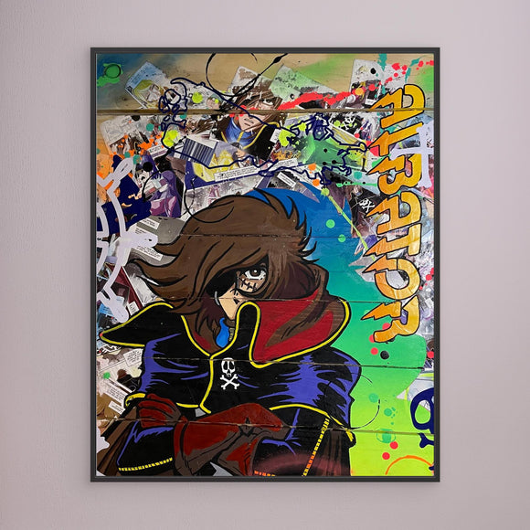 Albator reproduction officielle sur toile