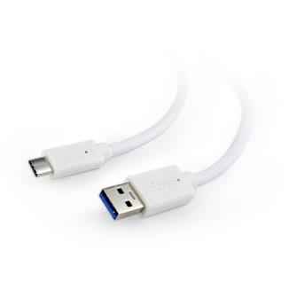 Gembird CCP-USB3-AMCM-1M-W USB cable USB 3.2 Gen 1 (3.1 Gen 1) USB A USB C White