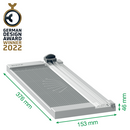 Massicot Leitz Precision Home A4, 8 feuilles