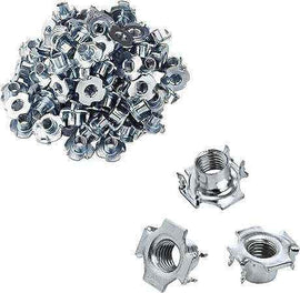 Bussola Ragno Fondello A Pressione Per Ruote o Piedini M 6/8/10 - Kit 20 Pezzi