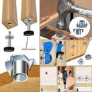 Bussola Ragno Fondello A Pressione Per Ruote o Piedini M 6/8/10 - Kit 20 Pezzi