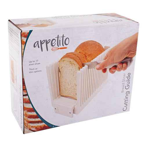 Appetito Bread Slicer Cutting Guide (White)