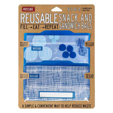 Russbe Linen Snack/Sandwich Bags (Set of 4)