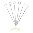 Appetito Stainless Steel Poultry Lacers (Set of 6)