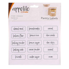Appetito Canister Labels (Pack of 45)