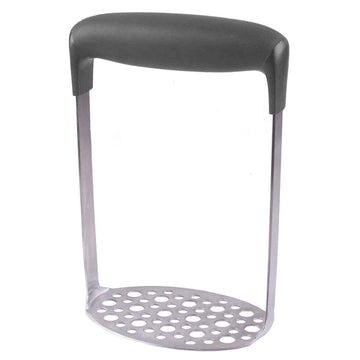 Appetito Potato Masher with Horizontal Soft Grip Handle