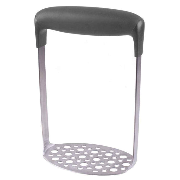Appetito Potato Masher with Horizontal Soft Grip Handle