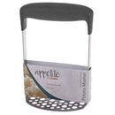 Appetito Potato Masher with Horizontal Soft Grip Handle