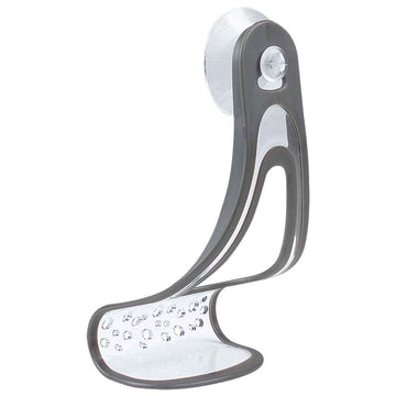 Spectrum Cora Suction Sink Sponge & Brush Holder (Grey)