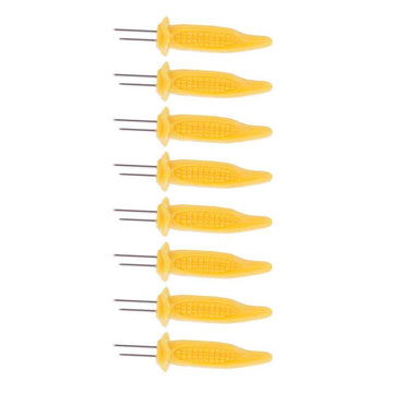 Appetito Corn Holders 8pcs (Yellow)