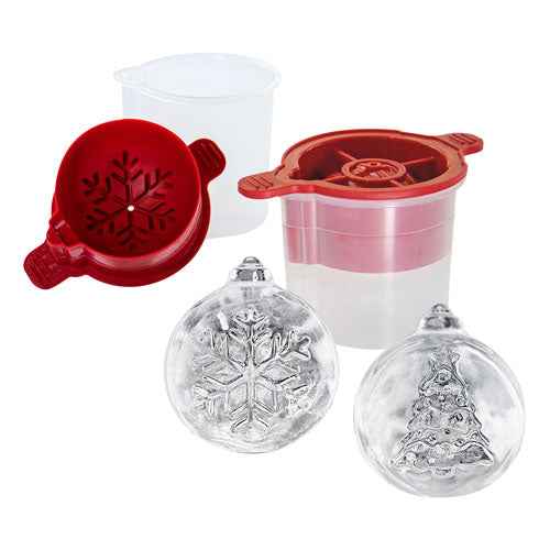 Tovolo Ornamental Ice Moulds Set 2 (Tree & Snowflake)