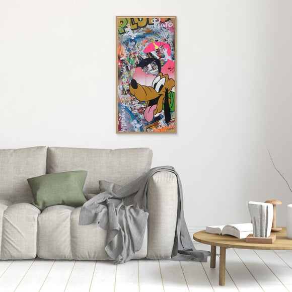 Pluto reproduction officielle sur toile de l'œuvre de Vincent STREIFF