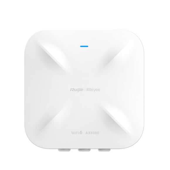 Point d'accès extérieur reyee rg-rap6260h wi-fi 6 double bande gigabit ax6000 ip68  rg-rap6260h  tige verte 08 lei