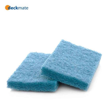 Tampons abrasifs moyens grossiers 25 x 11,5 bleus, 2 pièces