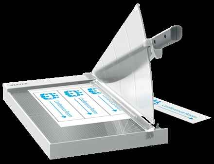 Massicot de bureau de précision Leitz A4+, 15 feuilles