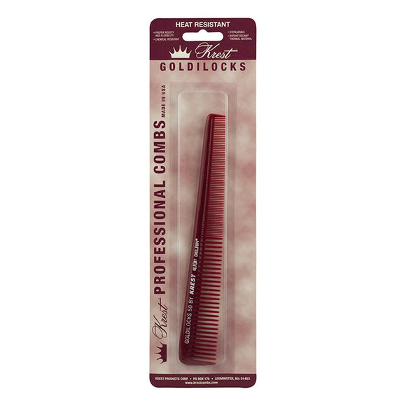 Krest Goldilocks No. 50 Tapered Cutting Comb 18cm