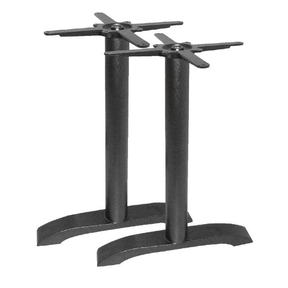 2 PIEDS DE TABLE EN FONTE (PAIRE 2 PIEDS) POUR PLATEAUX 1600mm MAX - clicktofournisseur.com