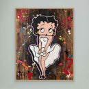 Betty Boop reproduction officielle sur toile de l'œuvre