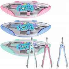 Coloration des pieds à coulisse pastel