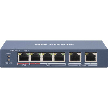 Hikvision | DS-3E0106HP | Unmanaged | Desktop | 10/100 Mbps (RJ-45) ports quantity 6