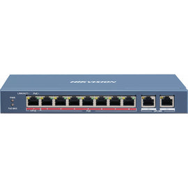 Hikvision DS-3E0310HP-E network links Non-managed Fast Ethernet (10/100) PoE support Blue