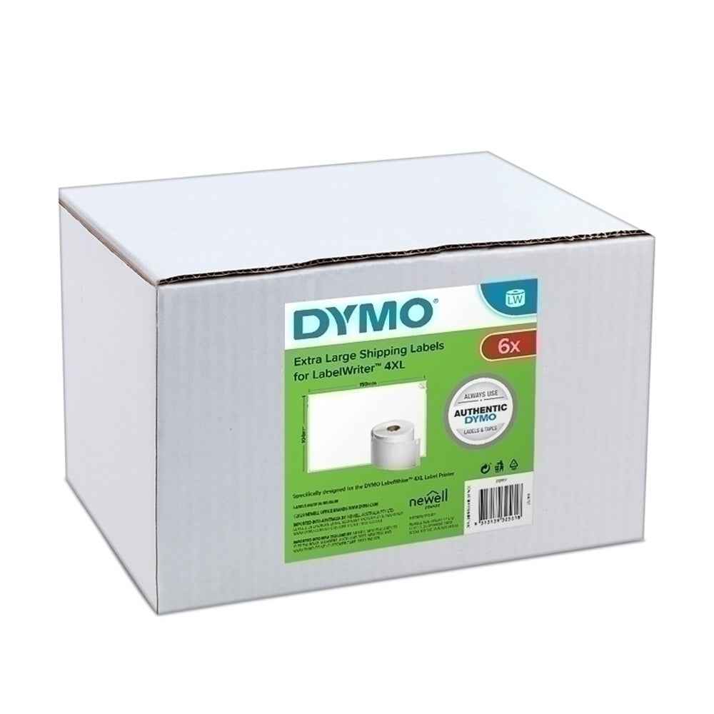 Dyno Shipping Labels White 6pk (104x159mm) | clicktofournisseur.com