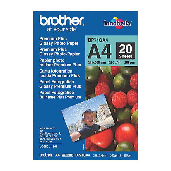 Brother Glossy Paper 260gsm 20pk