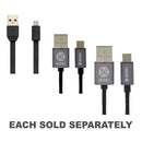 Moki Braided Micro-USB SynCharge Cable (Black)