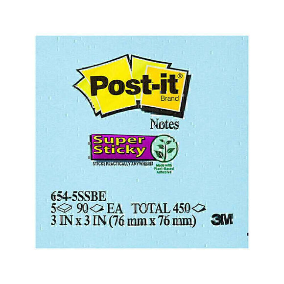 Post-It 76x76mm Super Sticky Notes (Box of 4)