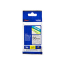 Brother Laminated Black on Matt Silver Labelling Tape-6